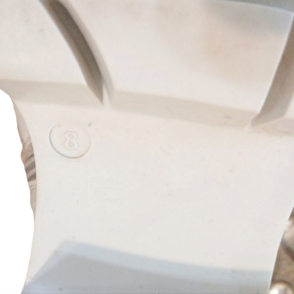 Antonio de Faria Lola Lug Sole Ankle Chelsea Cream Leather Combat Boots Size 8 - Picture 7 of 12